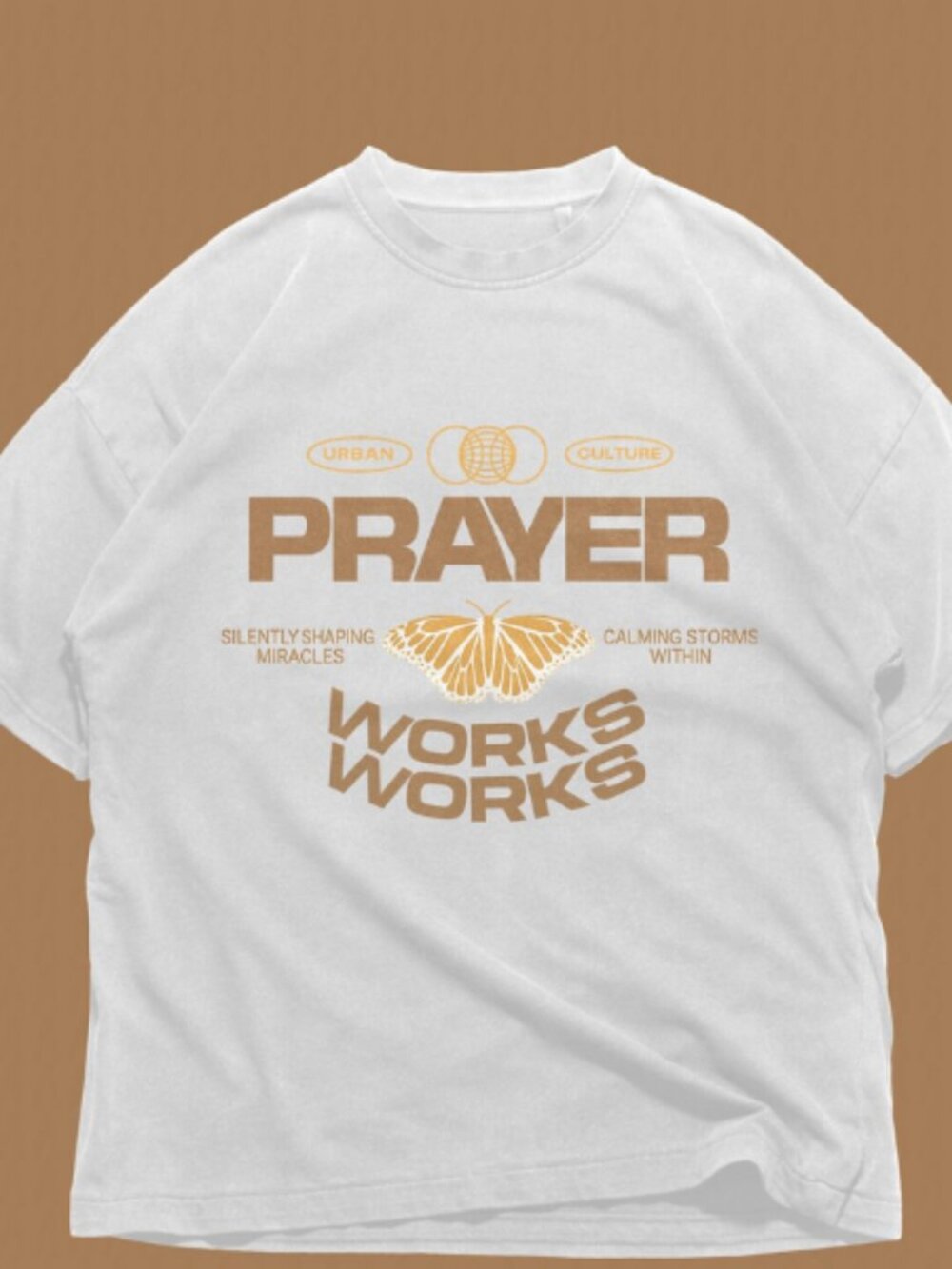 Prayer Works Butterfly T-Shirt - Faith Graphic T-Shirt